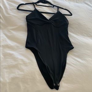 Good American Black Bodysuit